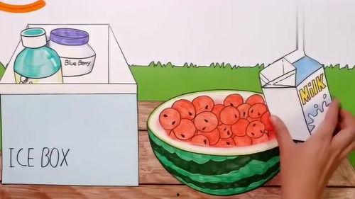 吃瓜定格动画照片,定格动画中的吃瓜瞬间